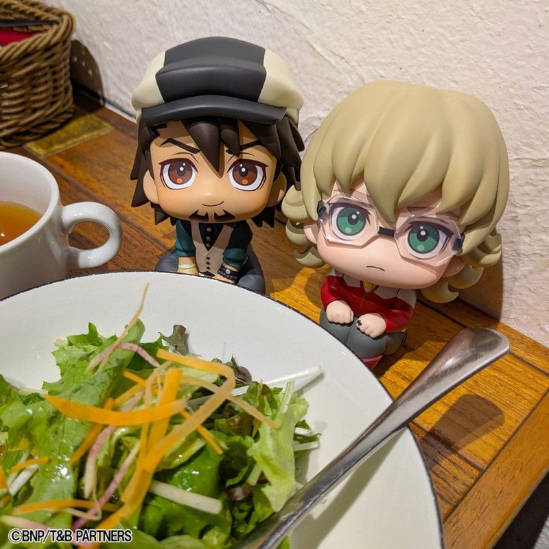 Tiger & Bunny statuetten PVC Look Up Kaburagi T Kotetsu & Barnaby Brooks Jr. Set (with gift) 11 cm | 4535123847349