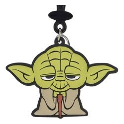 Star Wars porte-clés sac PVC à dos toucher doux Yoda