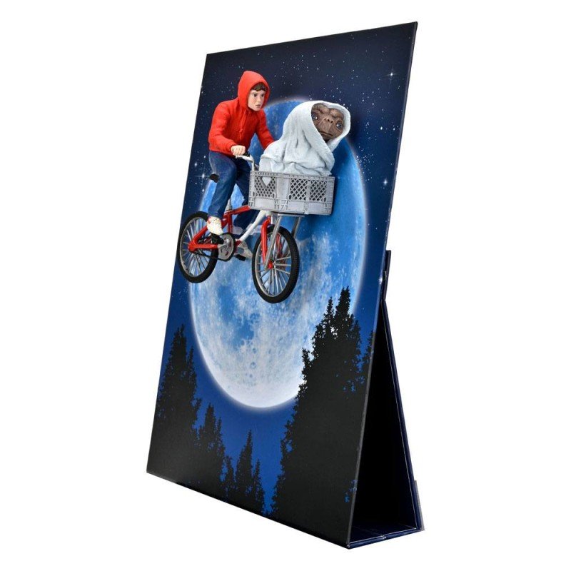 E.T., l'extra-terrestre figurine Elliott & E.T. on Bicycle 13 cm | 0634482550656