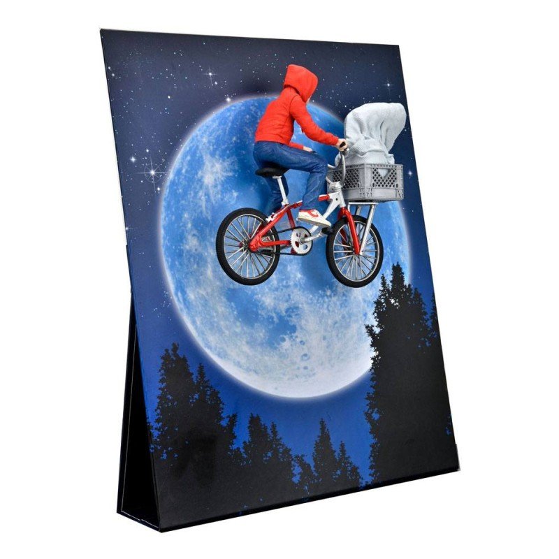 E.T., l'extra-terrestre figurine Elliott & E.T. on Bicycle 13 cm | 0634482550656