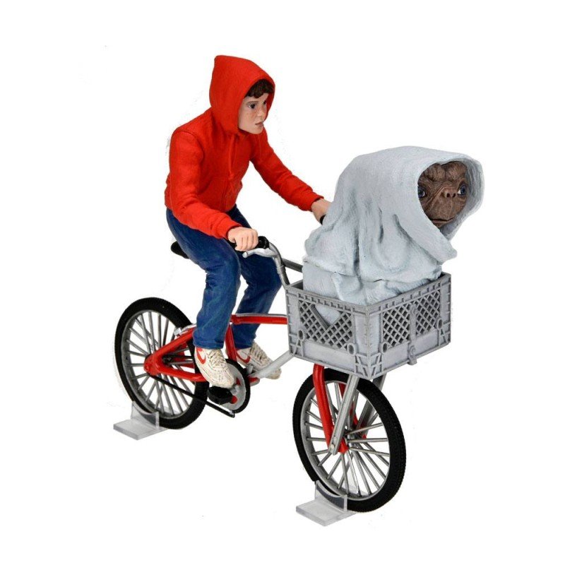 E.T., l'extra-terrestre figurine Elliott & E.T. on Bicycle 13 cm | 0634482550656