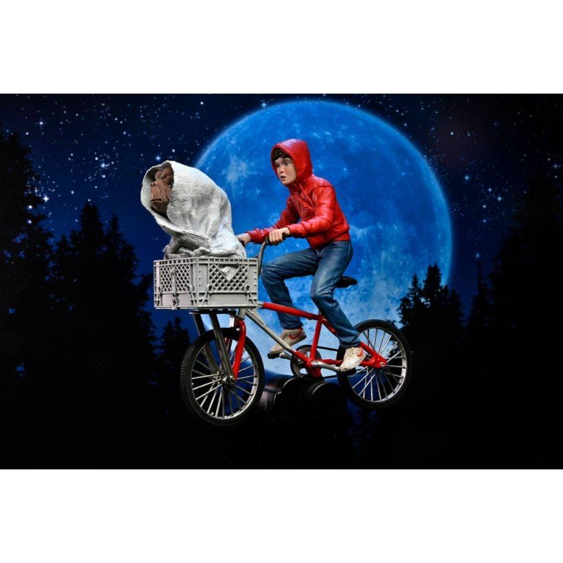 E.T. the Extra-Terrestrial Action Figure Elliott & E.T. on Bicycle 13 cm | 0634482550656