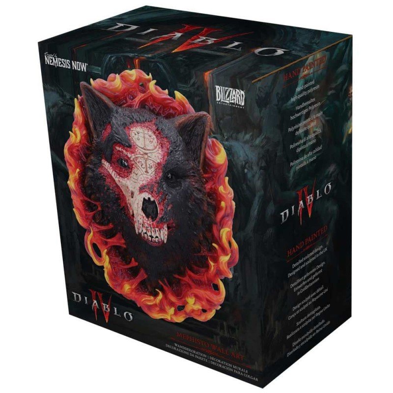Diablo IV décoration murale Mephisto 30 cm | 0801269158699