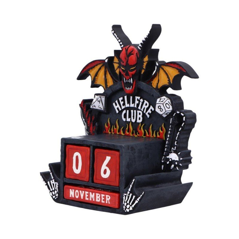 Stranger Things Perpetual Calendar Hellfire Club 15 cm | 0801269160340