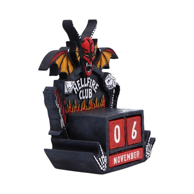 Stranger Things Perpetual Calendar Hellfire Club 15 cm | 0801269160340