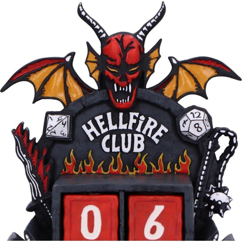 Stranger Things Perpetual Calendar Hellfire Club 15 cm | 0801269160340