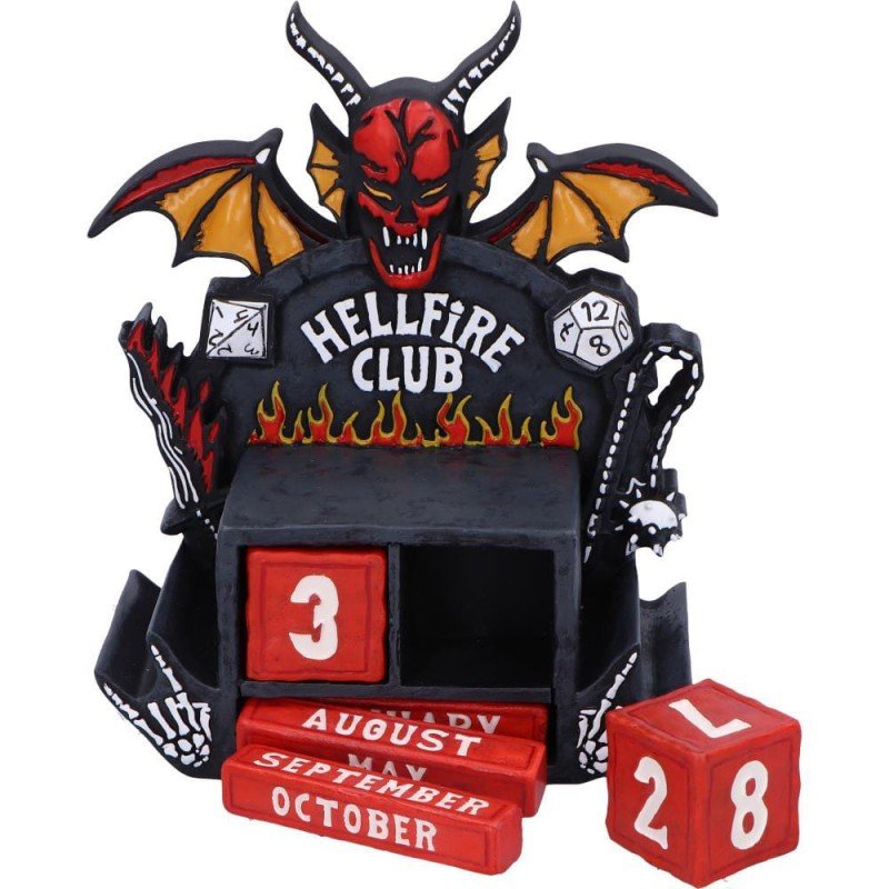 Stranger Things Perpetual Calendar Hellfire Club 15 cm | 0801269160340