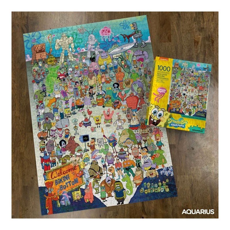 Bob l´éponge puzzle Cast (1000 pièces) | 0840391138803
