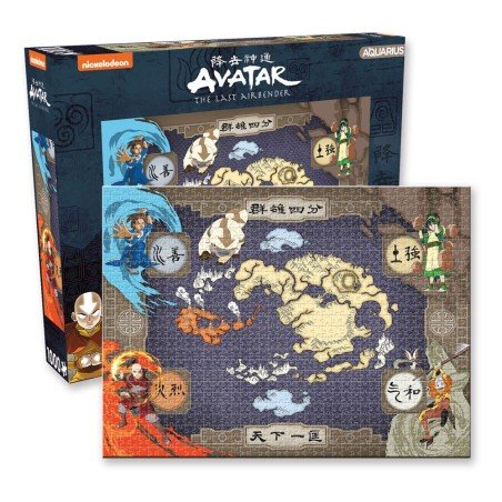 Avatar, le dernier maître de l´air puzzle Map (1000 pièces) | 0840391152748