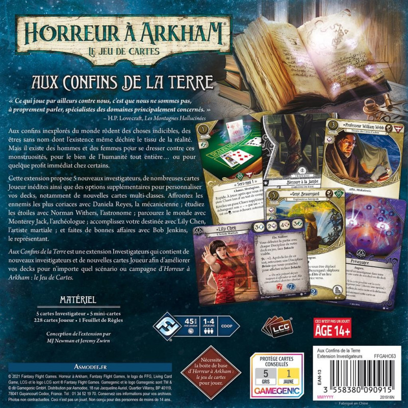 Arkham Horror PvE: Naar de uiteinden van de aarde (onderzoekers)