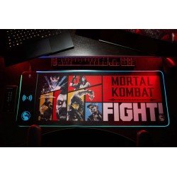 Mortal Kombat tapis de souris LED avec chargeur sans fil