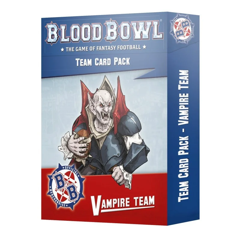Blood Bowl - Team Card Pack - Vampires : The Drakfang Thirsters | 5011921184637