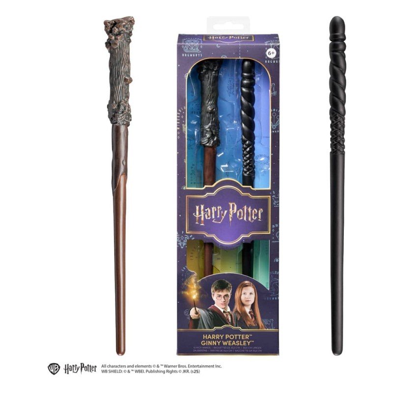 Harry Potter deux baguettes de jeu de rôle Harry Potter & Ginny Weasley 30 cm | 0849421011635