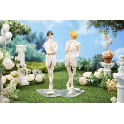 Doukyusei pack 2 statuettes PVC 1/7 Hikaru Kusakabe & Licht Sajo: Wedding Ver. 24 cm | 4571697183384