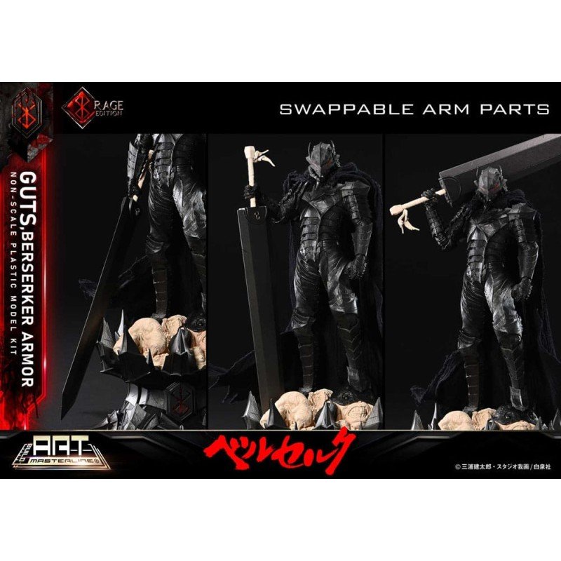 Berserk figurine Plastic Model Kit Build Art Masterline Guts Berserker Armor Rage 30 cm | 4582647122216