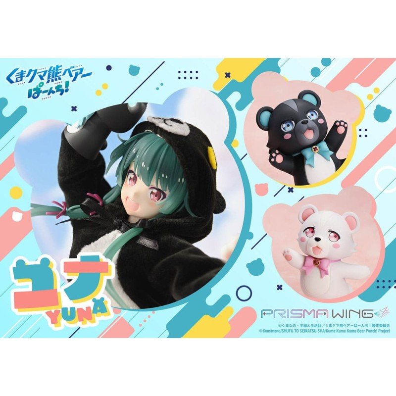 Kuma Kuma Kuma Bear Punch! Prisma Wing PVC Statue 1/7 Yuna 28 cm