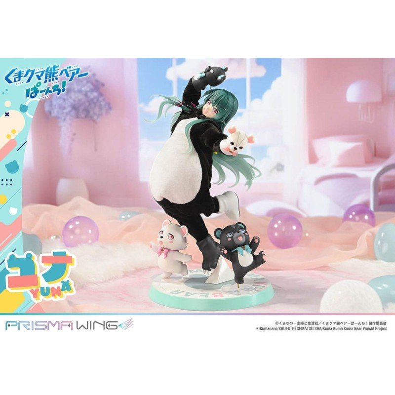 Kuma Kuma Kuma Bear Punch! Prisma Wing PVC Statue 1/7 Yuna 28 cm