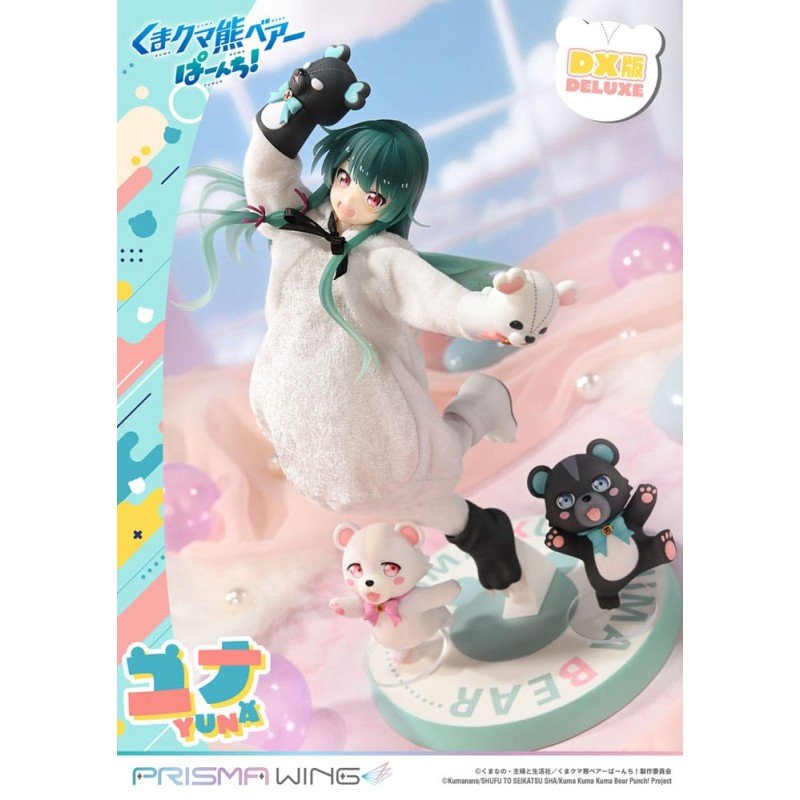 Kuma Kuma Kuma Bear Punch! Prisma Wing PVC Statue 1/7 Yuna Deluxe Version 28 cm 
