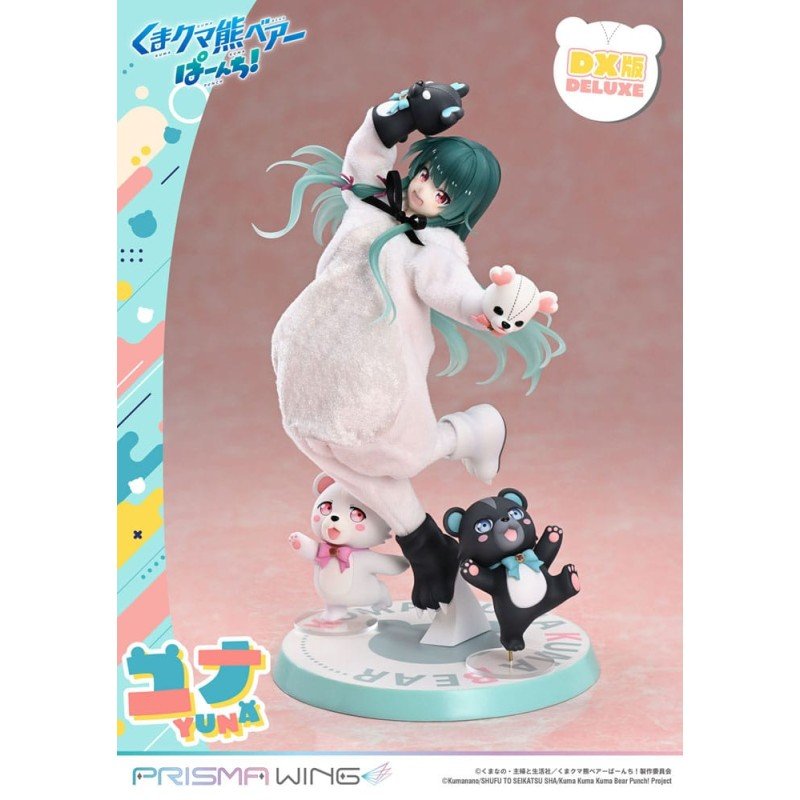 Kuma Kuma Kuma Bear Punch! Prisma Wing PVC Statue 1/7 Yuna Deluxe Version 28 cm 