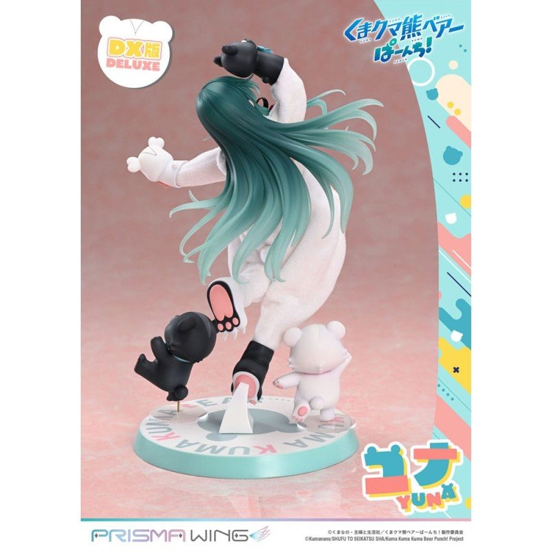 Kuma Kuma Kuma Bear Punch! Prisma Wing PVC Statue 1/7 Yuna Deluxe Version 28 cm 