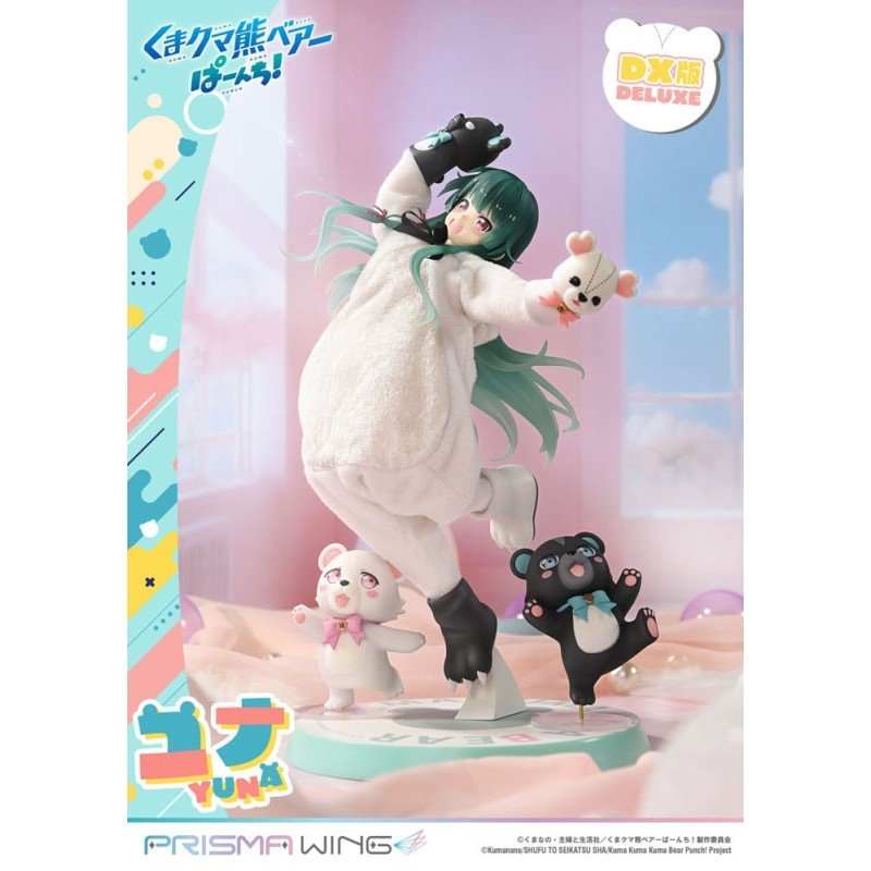 Kuma Kuma Kuma Bear Punch! Prisma Wing PVC Statue 1/7 Yuna Deluxe Version 28 cm 