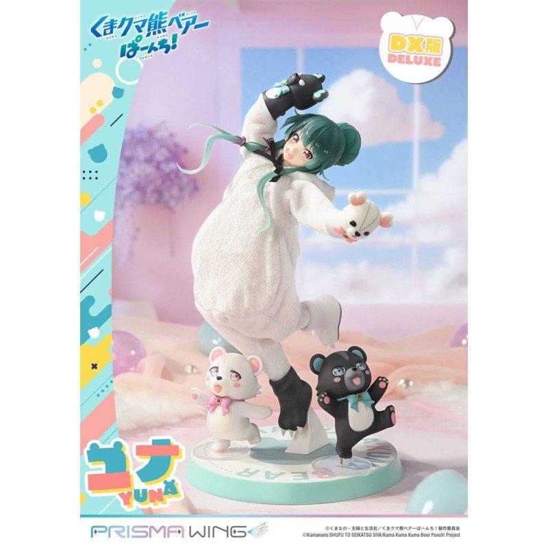 Kuma Kuma Kuma Bear Punch! Prisma Wing PVC Statue 1/7 Yuna Deluxe Version 28 cm 