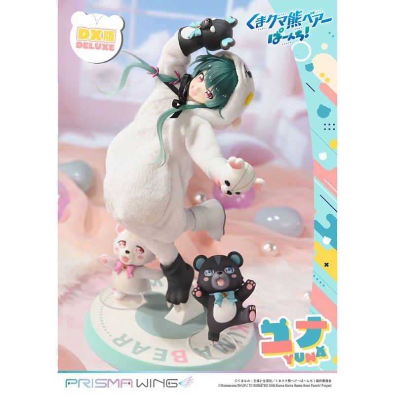 Kuma Kuma Kuma Bear Punch! Prisma Wing PVC Statue 1/7 Yuna Deluxe Version 28 cm 
