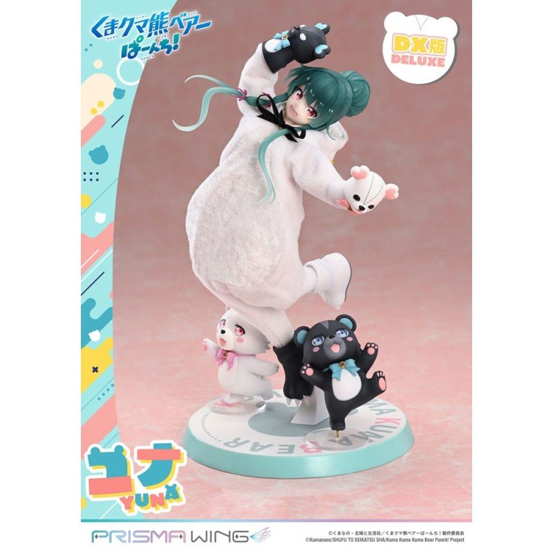 Kuma Kuma Kuma Bear Punch! Prisma Wing PVC Statue 1/7 Yuna Deluxe Version 28 cm 
