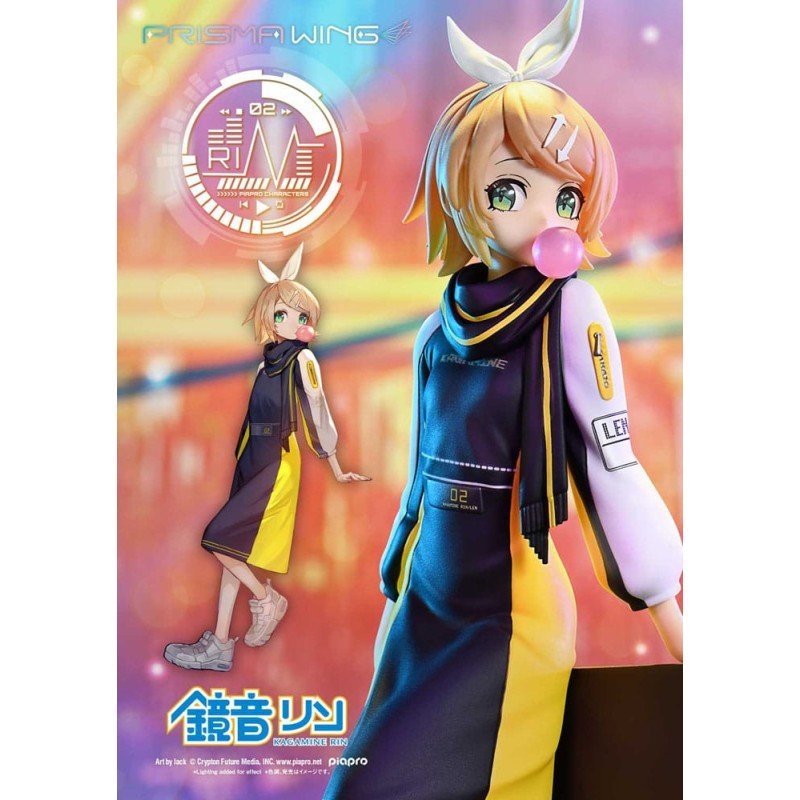 Vocaloid Piapro Characters Prisma Wing PVC Statue 1/7 Kagamine Rin (Art by lack) 21 cm | 4582647120755