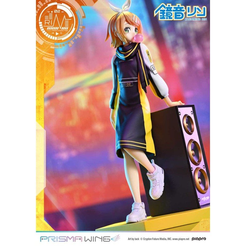 Vocaloid Piapro Characters Prisma Wing PVC Statue 1/7 Kagamine Rin (Art by lack) 21 cm | 4582647120755