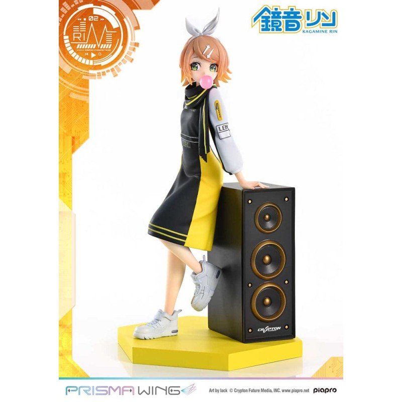 Vocaloid Piapro Characters Prisma Wing PVC Statue 1/7 Kagamine Rin (Art by lack) 21 cm | 4582647120755