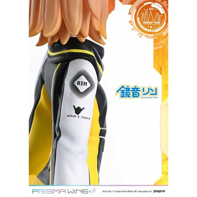 Vocaloid Piapro Characters Prisma Wing PVC Statue 1/7 Kagamine Rin (Art by lack) 21 cm | 4582647120755