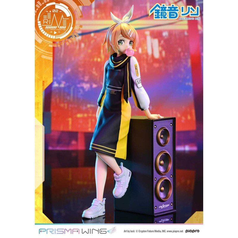 Vocaloid Piapro Characters Prisma Wing PVC Statue 1/7 Kagamine Rin (Art by lack) 21 cm | 4582647120755