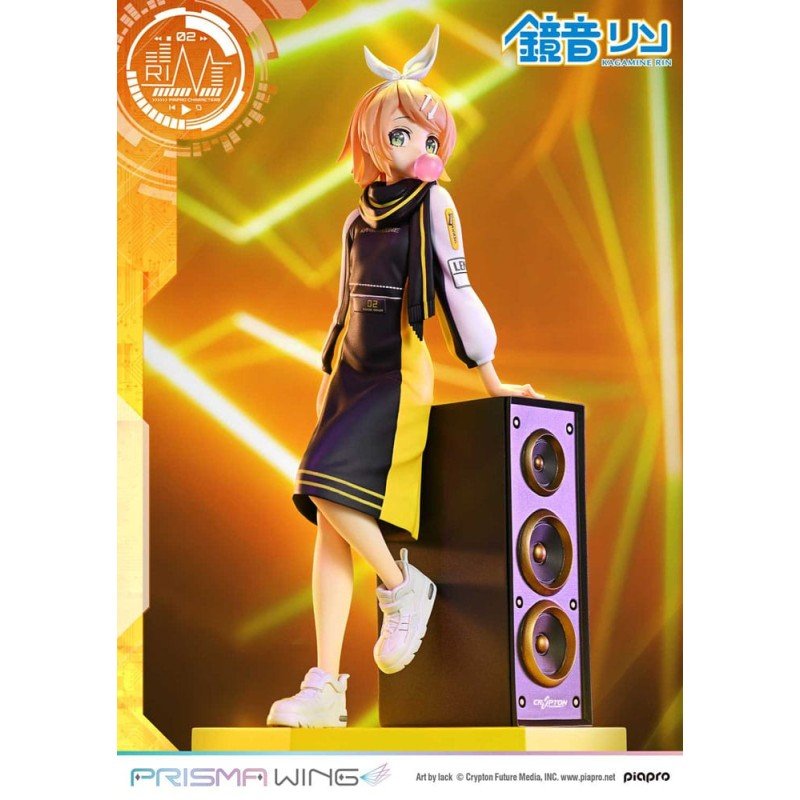 Vocaloid Piapro Characters Prisma Wing PVC Statue 1/7 Kagamine Rin (Art by lack) 21 cm | 4582647120755