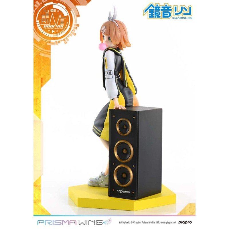 Vocaloid Piapro Characters Prisma Wing PVC Statue 1/7 Kagamine Rin (Art by lack) 21 cm | 4582647120755