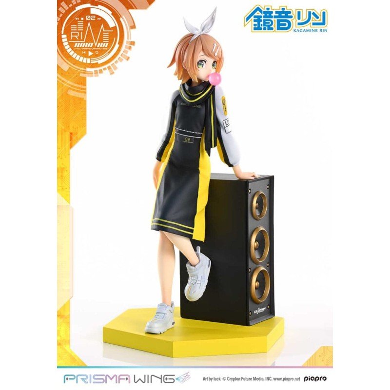 Vocaloid Piapro Characters Prisma Wing PVC Statue 1/7 Kagamine Rin (Art by lack) 21 cm | 4582647120755