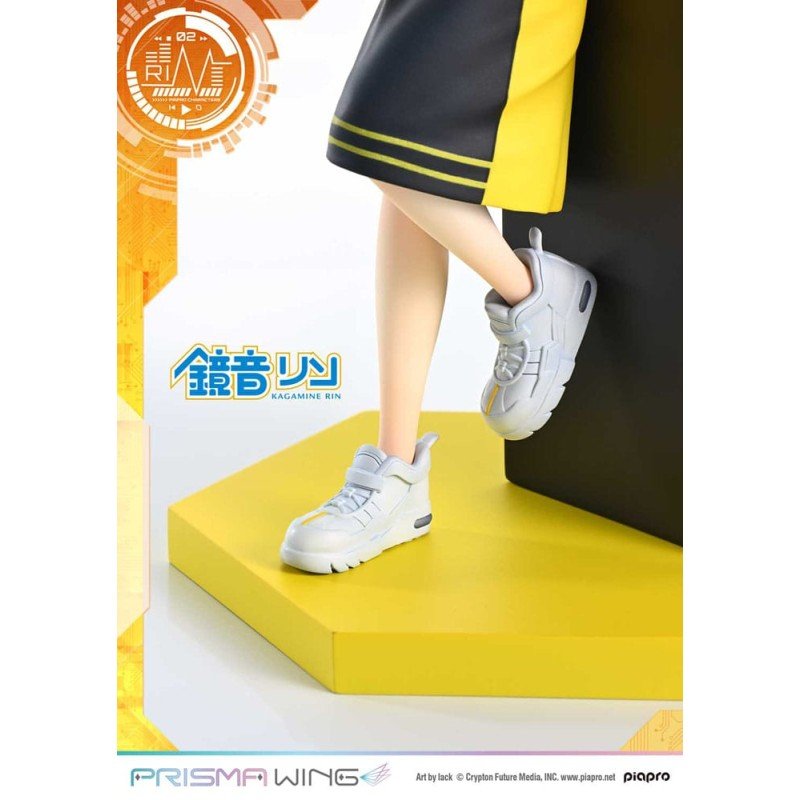 Vocaloid Piapro Characters Prisma Wing PVC Statue 1/7 Kagamine Rin (Art by lack) 21 cm | 4582647120755