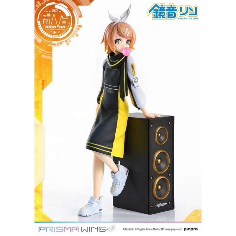 Vocaloid Piapro Characters Prisma Wing PVC Statue 1/7 Kagamine Rin (Art by lack) 21 cm | 4582647120755