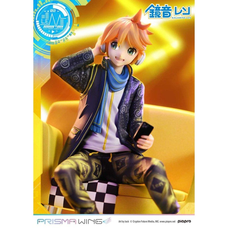 Vocaloid Piapro Characters Prisma Wing PVC Statue 1/7 Kagamine Len (Art by lack) 18 cm  