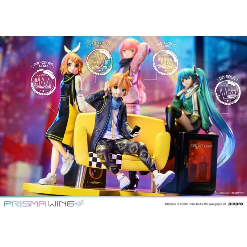 Vocaloid Piapro Characters Prisma Wing PVC Statue 1/7 Kagamine Len (Art by lack) 18 cm  
