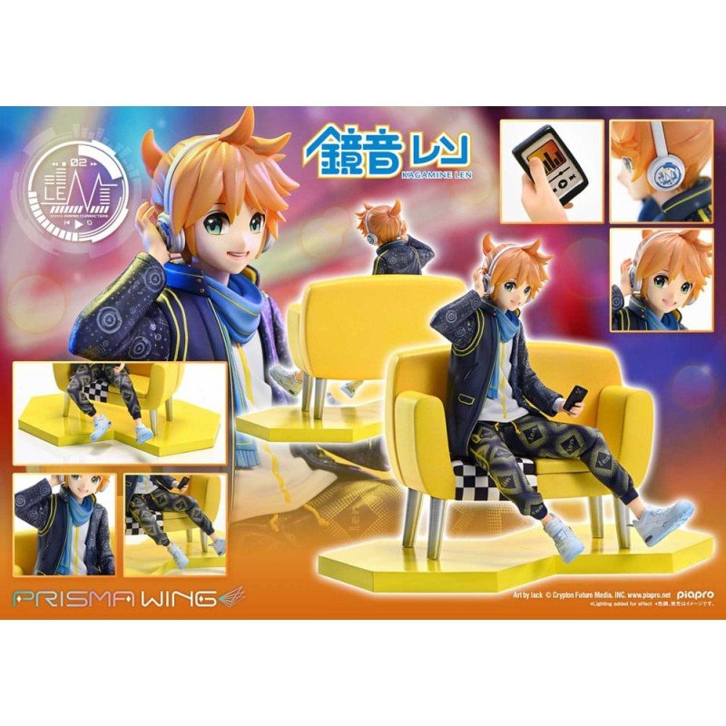 Vocaloid Piapro Characters Prisma Wing PVC Statue 1/7 Kagamine Len (Art by lack) 18 cm  