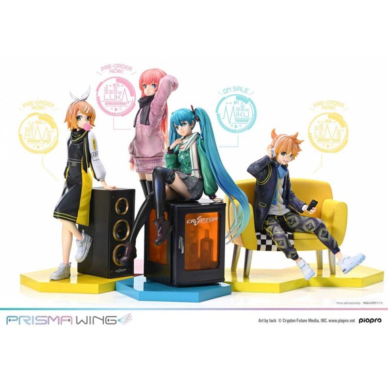 Vocaloid Piapro Characters Prisma Wing PVC Statue 1/7 Kagamine Len (Art by lack) 18 cm  