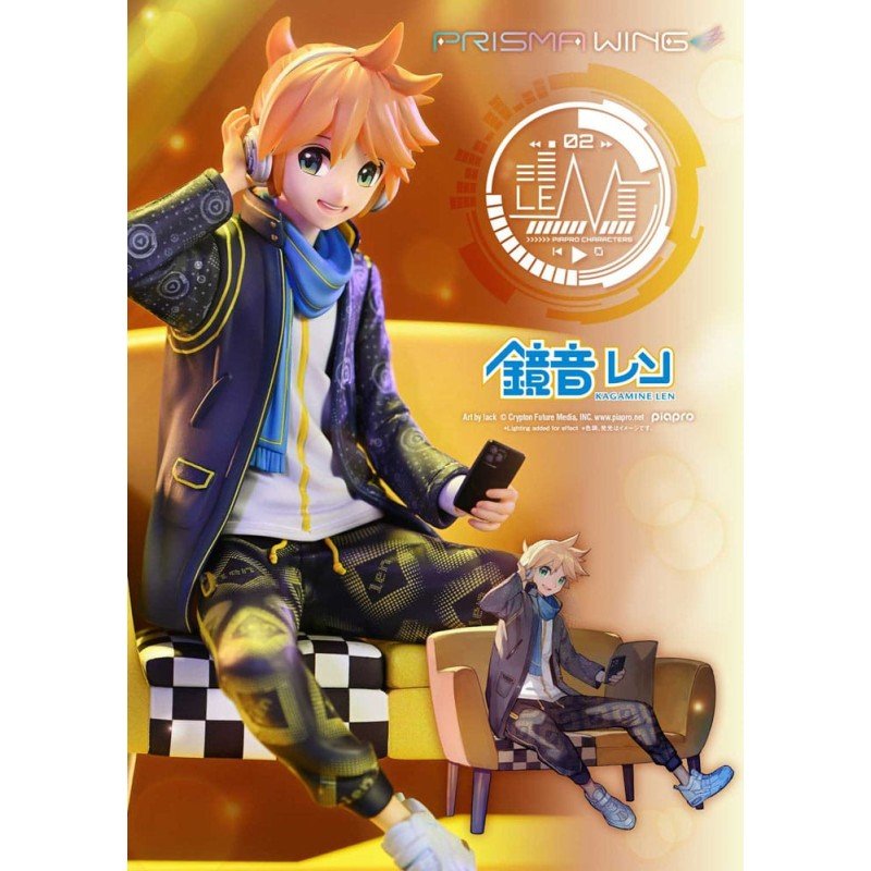 Vocaloid Piapro Characters Prisma Wing PVC Statue 1/7 Kagamine Len (Art by lack) 18 cm  