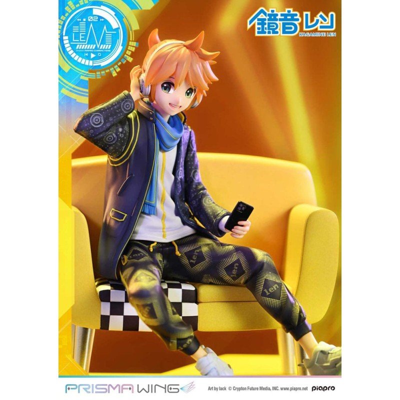 Vocaloid Piapro Characters Prisma Wing PVC Statue 1/7 Kagamine Len (Art by lack) 18 cm  