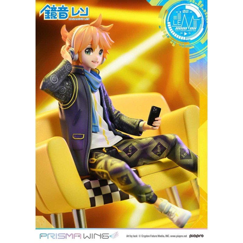 Vocaloid Piapro Characters Prisma Wing PVC Statue 1/7 Kagamine Len (Art by lack) 18 cm  
