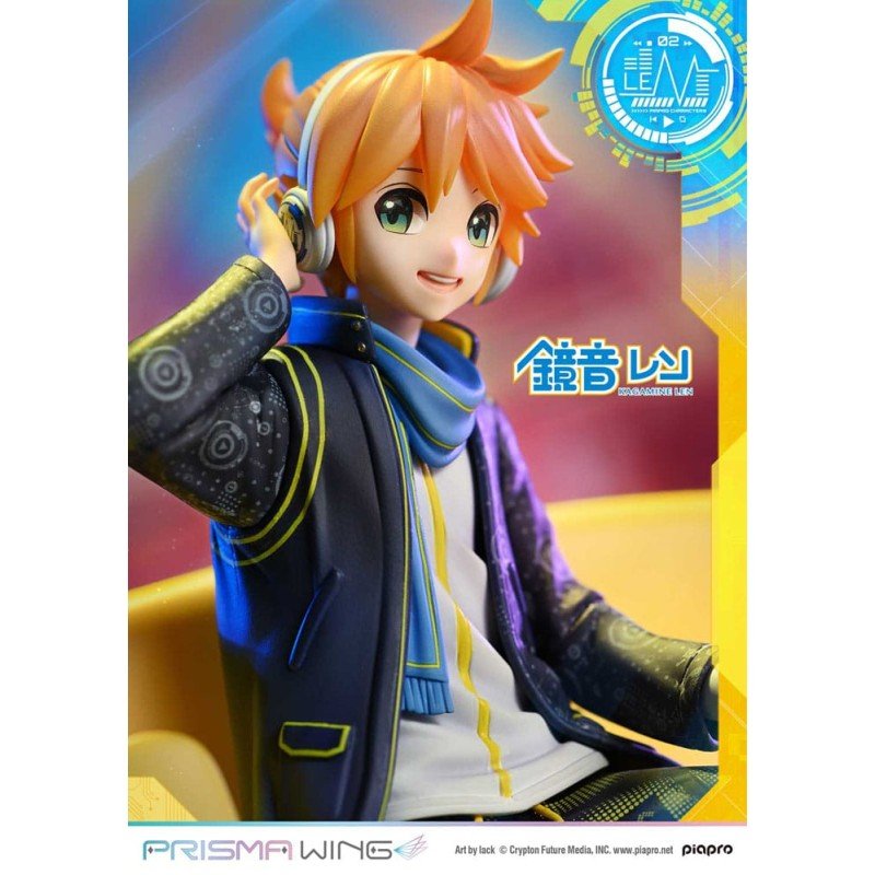 Vocaloid Piapro Characters Prisma Wing PVC Statue 1/7 Kagamine Len (Art by lack) 18 cm  