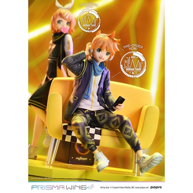 Vocaloid Piapro Characters Prisma Wing PVC Statue 1/7 Kagamine Len (Art by lack) 18 cm  