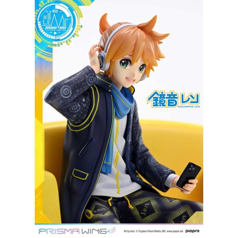 Vocaloid Piapro Characters Prisma Wing PVC Statue 1/7 Kagamine Len (Art by lack) 18 cm  