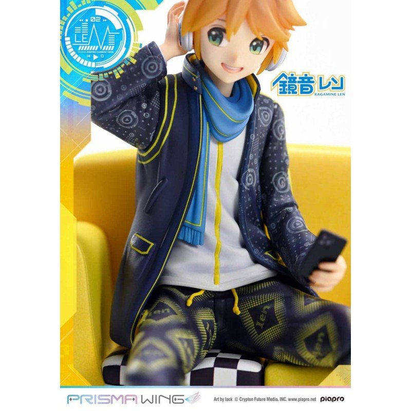 Vocaloid Piapro Characters Prisma Wing PVC Statue 1/7 Kagamine Len (Art by lack) 18 cm  