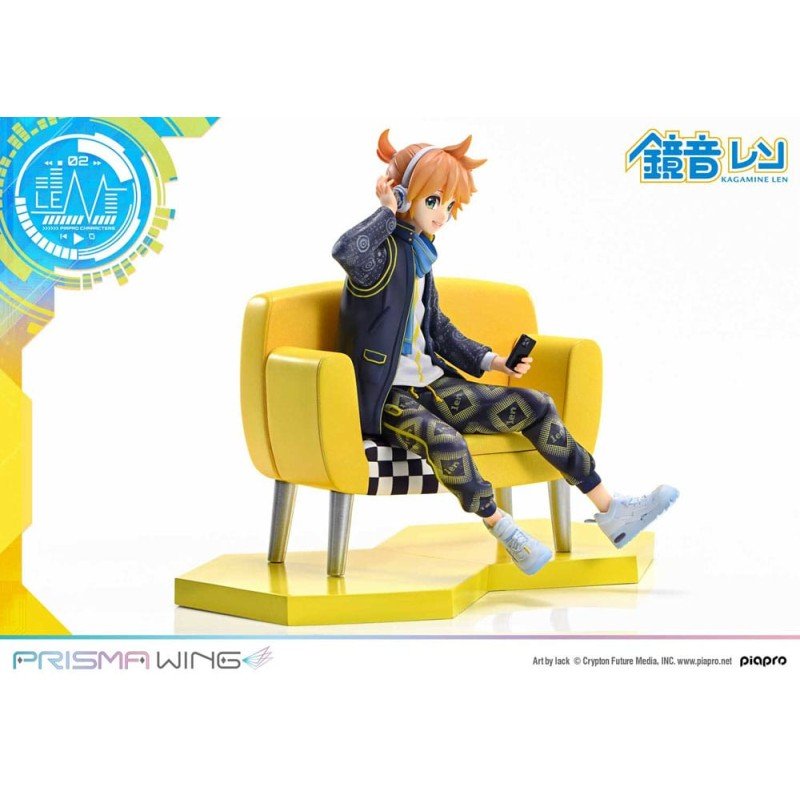 Vocaloid Piapro Characters Prisma Wing PVC Statue 1/7 Kagamine Len (Art by lack) 18 cm  